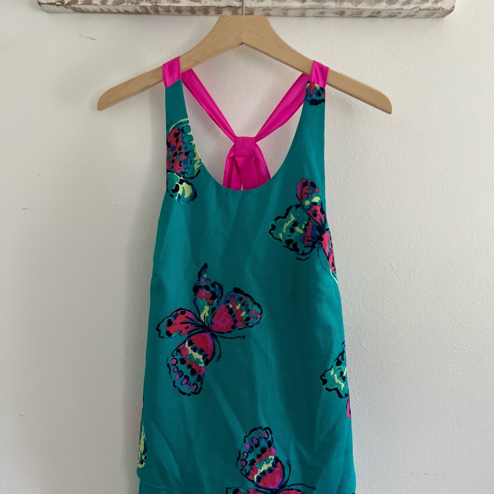 Lilly Pulitzer I've Got Butterflies Maris Tank Top